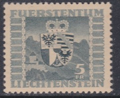 Liechtenstein N° 218 XX Série Courante : 5 F. Gris-bleu Sans Charnière,  TB - Unused Stamps