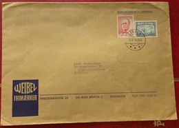 Brief Uit Denemarken - Postwaardestukken