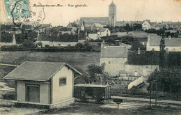 Montmartin Sur Mer * Vue Générale Du Village * La Gare * Ligne Chemin De Fer De La Manche * Wagon - Montmartin Sur Mer