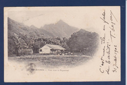 CPA Tahiti Océanie Polynésie Française écrite Mooréa - Tahiti