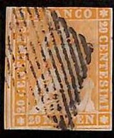 94996aD - SWITZERLAND - STAMP - ZM  # 25B Thin Paper - Very Fine USED - Gebraucht