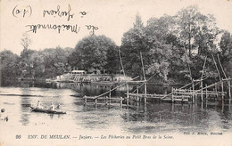 Juziers     78          Le Petit Bras De La Seine.   Les Pêcheries .    (voir Scan) - Otros & Sin Clasificación