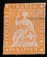 94996f - SWITZERLAND - STAMP - ZM  # 25G  Mint Hinged MH - Nuovi