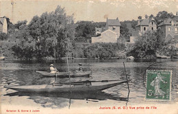 Juziers     78          Vue Prise De L'ile. Canotage .     (voir Scan) - Andere & Zonder Classificatie