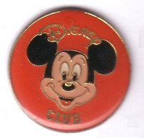 BD307 Pin's DISNEY Signé Disney Tête Mickey Club Diamètre 28 Mm Achat Immédiat Immédiat - Disney