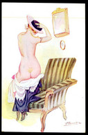 FRANCE - ILLUSTRATEURS - «Suzanne Meunier» - Jolie Effect De Dos .(Ed. L. E.- Déposé.Paris Nº 504) Carte Postale - Meunier, S.