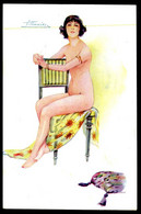 FRANCE - ILLUSTRATEURS - «Suzanne Meunier» - La Jolie Pose .(Ed. L. E.- Déposé.Paris Nº 505) Carte Postale - Meunier, S.