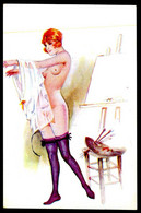 FRANCE - ILLUSTRATEURS - «Suzanne Meunier»  La Chemise Transparente .(Ed. L. E.- Déposé.Paris Nº 506) Carte Postale - Meunier, S.