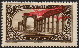 Syrie N° PA  30 ** Surcharge Carmin Sur 2pi Sépia - Poste Aérienne