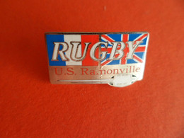 Pins Email Sport Rugby  US RAMONVILLE - Haute Garonne - Drapeau  France Et Grande Bretagne - Rugby