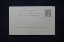 CHINE - Entier Postal ( Carte ) Type Sage Surchargé, Non Circulé - L 86420 - Storia Postale