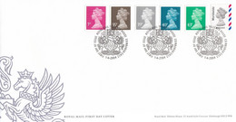 FDC GREAT BRITAIN 2202-2207 - 2001-10 Ediciones Decimales