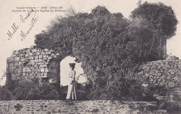 Delcampe - [87] Haute-Vienne Chalus Ruine De La Vieille église Du Château - Chalus