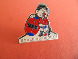 Pins Sport Rugby Ecole Du BSC - Blagnac Haute Garonne - Signé Gadimex - Rugby