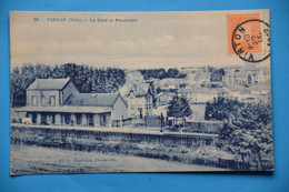 Virton 1912: La Gare Et Panorama - Virton