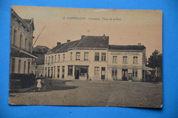 Cappellen 1923 : Statieplein - Place De La Gare Animée - Kapellen