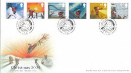 FDC GREAT BRITAIN 2252-2257,Christmas 2004 - 2001-2010 Em. Décimales