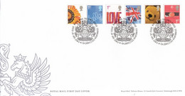 FDC GREAT BRITAIN 2338-2343 - 2001-10 Ediciones Decimales