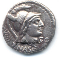 GENS AXIA AXIUS NASO RARO DENARIO REPUBBLICA ROMANA ARGENTO MONETA 71 A.C. - Republic (280 BC To 27 BC)