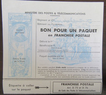 France - Timbre De Franchise Pour Colis N°15 NEUF** - Bon Pour Un Paquet En Franchise Postale - Franquicia Militar (Sellos)