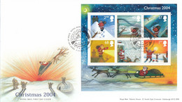 FDC GREAT BRITAIN Block 21,Christmas 2004 - 2001-10 Ediciones Decimales