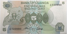 Ouganda - 5 Shillings - 1982 - PICK 15 - NEUF - Ouganda