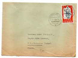 Luxembourg --1960 --lettre De LUXEMBOURG Pour Saint DENIS (France)..timbre"Aide Aus Réfugiés" Seul Sur Lettre ...cachet - Brieven En Documenten