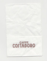 Caffè Costadoro Tovagliolino  TOVAGLIOLO Italy - Company Logo Napkins