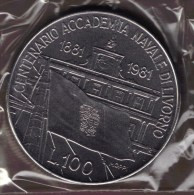 ITALIA 100 LIRE 1981 ACCADEMIA NAVALE - Commémoratives