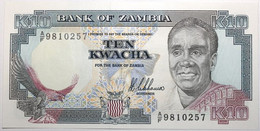 Zambie - 10 Kwacha - 1989 - PICK 31a - NEUF - Zambie