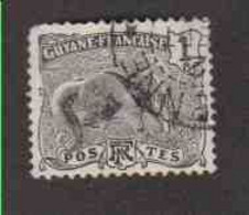 GUYANE FRANCAISE (Y&T) 1904-07 - N°49  * Fourmilier *  1c. Obli() - Sonstige & Ohne Zuordnung