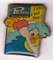 BD284 Pin's DISNEY DONALD  Picsou Journal Signé Disney Achat Immédiat - Médias