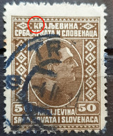 KING ALEXANDER-50 P -ERROR -K- SHS-YUGOSLAVIA - 1926 - Imperforates, Proofs & Errors