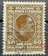 KING ALEXANDER-50 P -ERROR - SHS-YUGOSLAVIA - 1926 - Imperforates, Proofs & Errors