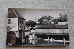 Cpsm 1963, Anglure, Le Canal De L'Aube, Marne - Anglure