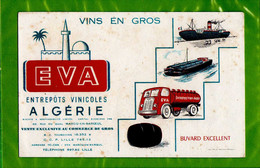 Buvard :  Vins En Gros EVA Entrepots Vinicole ALGERIE - Drank & Bier