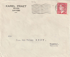 OCB 910 Op Firma Envelop Antwerpen 1953 - Cartas