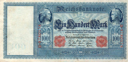 GERMANIA-100 MARK 1910 -  Wor:P-42/1, Ros:R-43a -  XF++ - 100 Mark