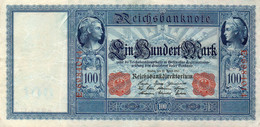 GERMANIA-100 MARK 1910  -  Wor:P-42/1, Ros:R-43a -  XF++ - 100 Mark