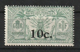 Nouvelles-Hébrides 1924 , YT 73 * , Cote 3,50 - Ongebruikt