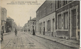 MOURMELON LE GRAND -MARNE - LA GRANDE GUERRE 1914-17 - LA RUE PRINCIPALE - Mourmelon Le Grand