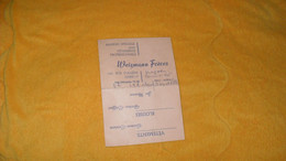 PETIT CALENDRIER ANCIEN DE 1966.../ WEIZMANN FRERES MAISON SPECIALE POUR VETEMENTS PROFESSIONNELS.. - Petit Format : 1961-70