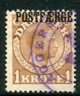 DENMARK 1919 Postal Ferry Parcels 1 Kr. Used.  Michel 4 - Parcel Post