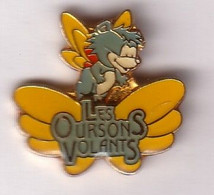 B274 Pin's LES OURSONS VOLANTS  TELEVISION MEDIA FILM BD Achat Immédiat - Médias