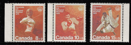 CANADA 1975 SEMI-POSTAL SCOTT B7 -B9** - Ungebraucht