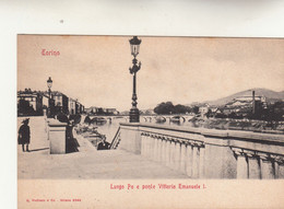 Torino - Lungo Po E Ponte Vittorio Emanuele I - Cartolina Non Viaggiata - Fiume Po