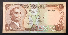 Giordania Jordan 1/2 Half Dinar 1975-1992 UNC P 17 UNC Fds Lotto 1659 - Jordanië