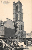 Mantes La Jolie          78        Le Marché Et La Tour Saint Maclou   (voir Scan) - Mantes La Jolie