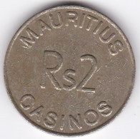 Jeton Mauritius Casinos 2 Rupee Token. Ile Maurice - Casino
