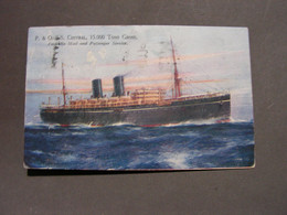 Perth  ,nice Old Card  Ship And Nice Stamp 1929 - Perth